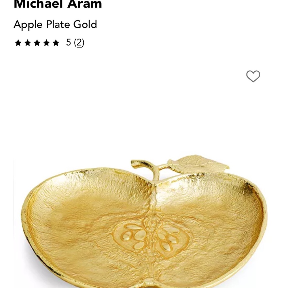 Michael Aram Golden Apple Dish